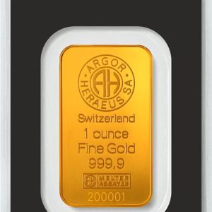 Investiční zlato, Slitek Argor Heraeus 1oz