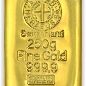 Investiční zlato, Slitek Argor Heraeus 250 g