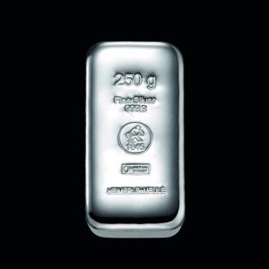 Investiční stříbro, slitek Heimerle Meule 250 g