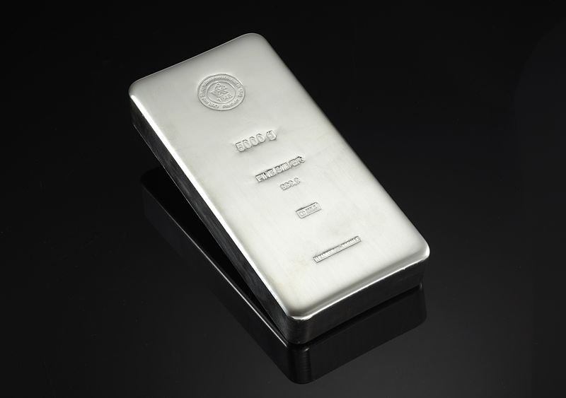Stribro 5000g 2 Investiční stříbro, slitek Heimerle Meule 5000 g