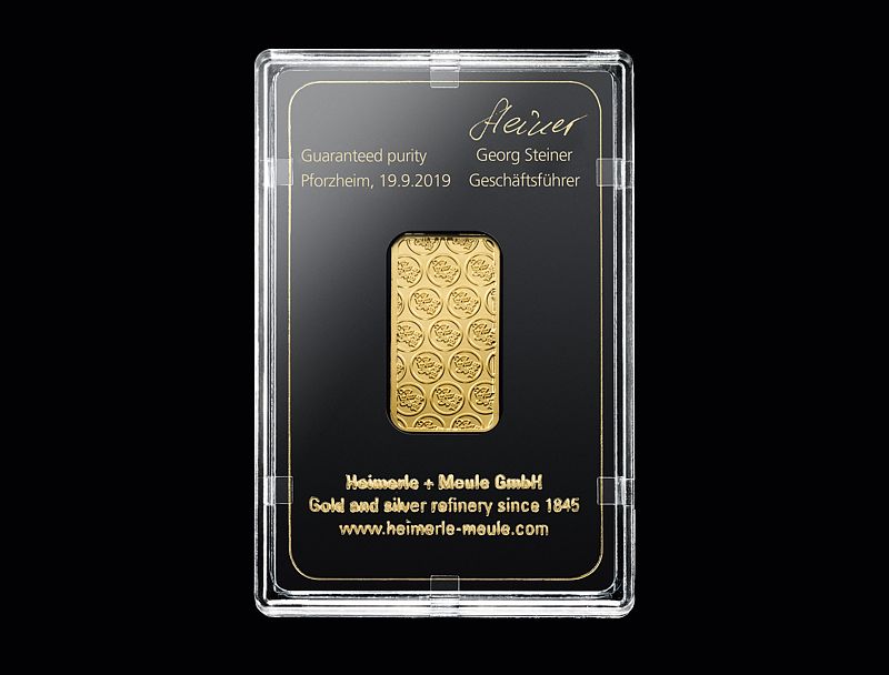 Zlatý slitek HM 5g 2 investniční zlato